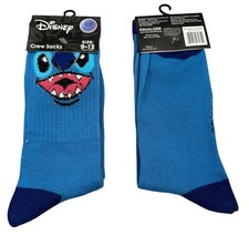 LILO  STITCH Socks - 2 PAIRS     Size 6-12  Fast Shipping 