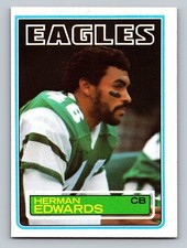 Herman Edwards 1983 Topps #138 Philadelphia Eagles Football Card