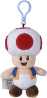 Super Mario - Toad - PlüSch SchüSselanhäNger 15 Cm (Neu & Ovp!)