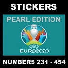 Panini EURO 2020 PEARL / SWISS Premium Edition STICKERS #231 - 454