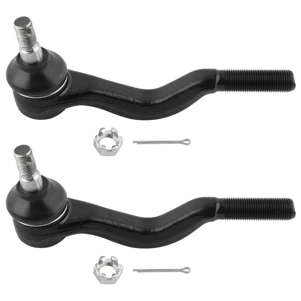 Extremo de varilla de amarre interior exterior rótula inferior superior delantera 8 piezas para Mitsubishi Montero Foto 3 de 4