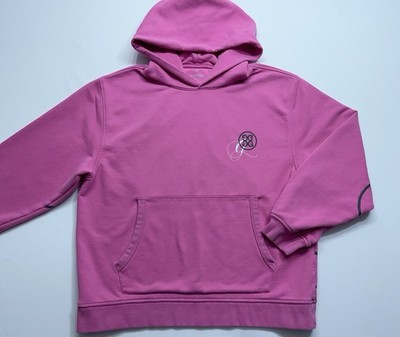 G/FORE French Terry Golf Hoodie Mens Size Small Day Glow Pink G04