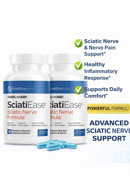 2 Pack SciatiEase Labs Sciati Ease Sciatic Formula Nerve 120 Cap Exp 12-2026