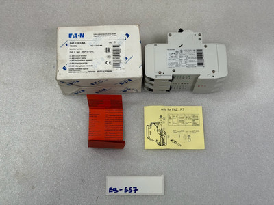 Eaton FAZ-C25/3-NA- 3 Pole 102252 Circuit Breaker 25A  Moeller Series
