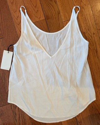 NWT ba&sh Figue Tank Top Shirt Blouse Sleeveless Ecru White Womens Sz 0 $125