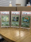 PSA 10 Bulbasaur Ivysaur Venusaur Seq Set 001 - 003 CLF Pokemon Card Classic JP