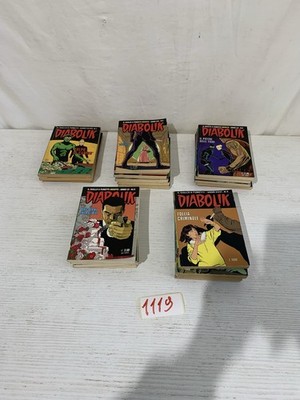 Diabolik lot 26 Astorina books mixed lire/eur original reading years 70-2000