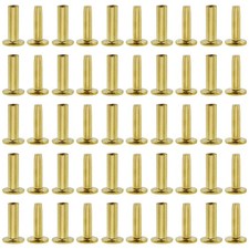 25 Sets Brass Cutlers Cutlery Rivets 5/16 x 1/2 Inch Knife Handle Pins