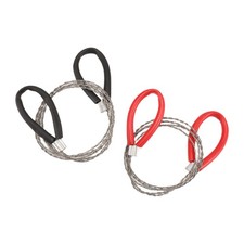 3X(2 Pcs PVC Pipe Cable Saw Stainless Steel Wire Saw Hand String Rope Saw4275