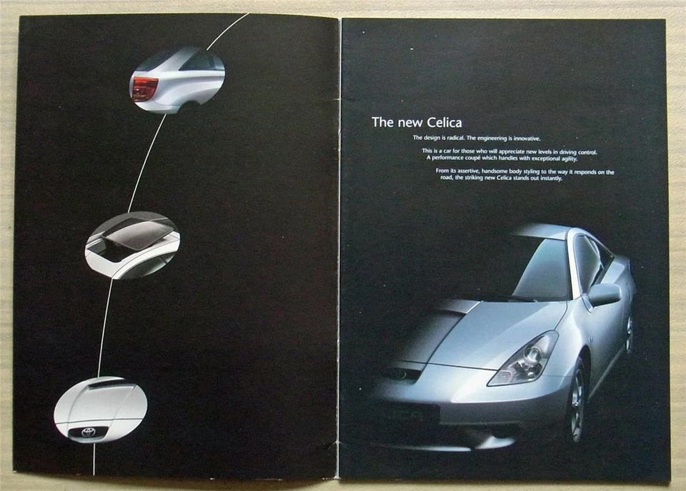 TOYOTA Celica Inc Accessories Car Sales Brochure Nov 1999 Ref 00000-91278-BR - Image 2 of 4