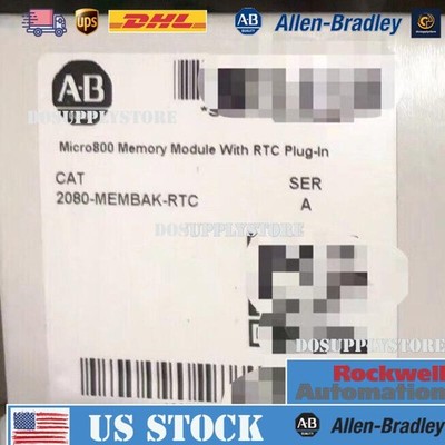 New Sealed AB 2080-MEMBAK-RTC Memory Backup, Data Log, Recipe ,High Accuracy RTC