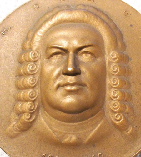 C. 1930? Johann Sebastian Bach Große Deutsche Komponisten Orgelwerke Hartig Medaille!