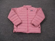 Patagonia Jacket Girls L 12 Pink Down Puffer Camping Hiking Outdoors 68625