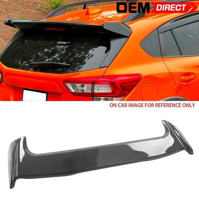 For 18-23 Crosstrek& 17-23 Impreza Hatchback Roof Spoiler Lip Carbon Fiber Print