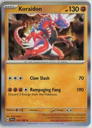 Koraidon 124/198 Holo Rare Scarlet & Violet Base Set