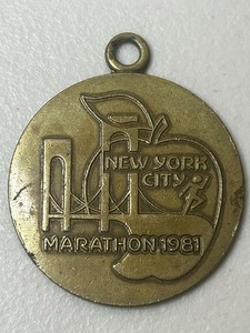 Ancienne Médaille Finisher Du Marathon De New York 1991 – Super état, édition Vintage Années 90