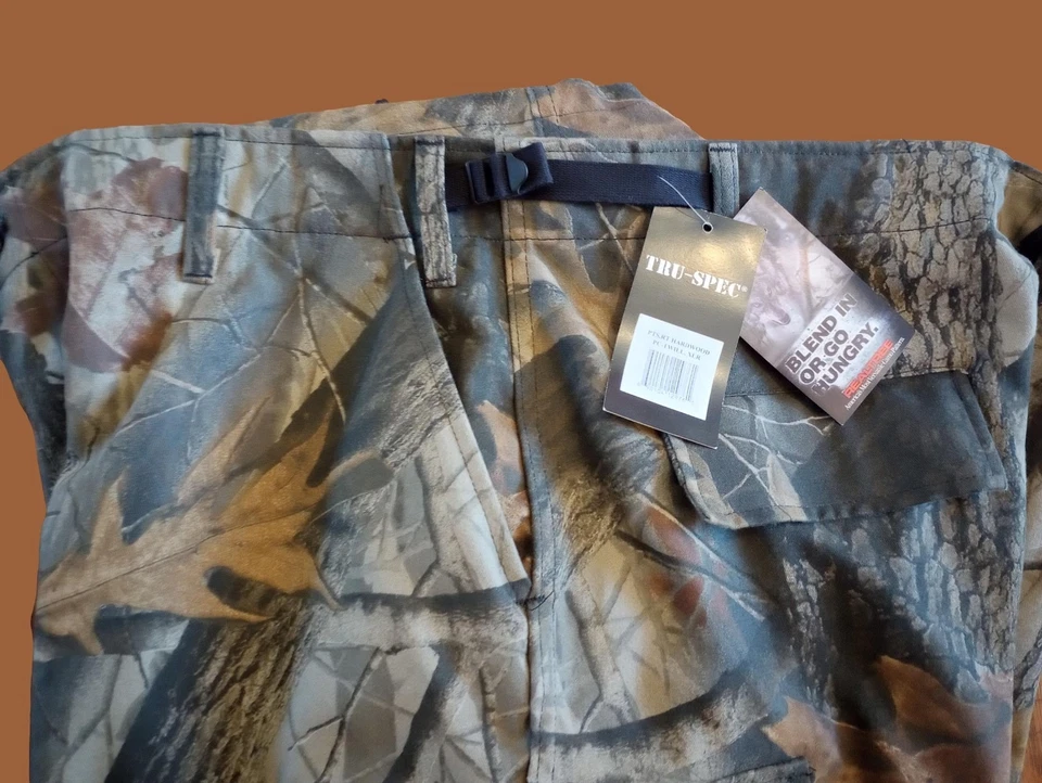 REALTREE HARDWOODS CAMOUFLAGE HUNTING BDU PANTS 6 POCKET FATIGUE X-LARGE REG - Image 4 of 4