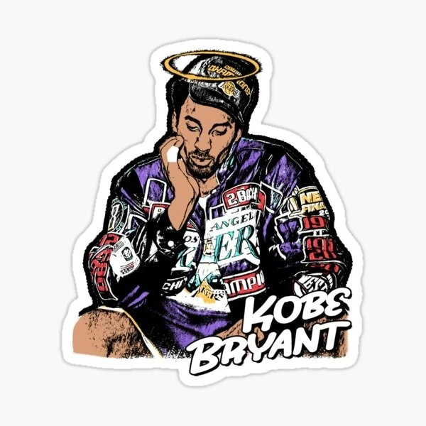 Kobe Bryant black mamba Sticker Gloss Laminate l Waterproof uv resistant