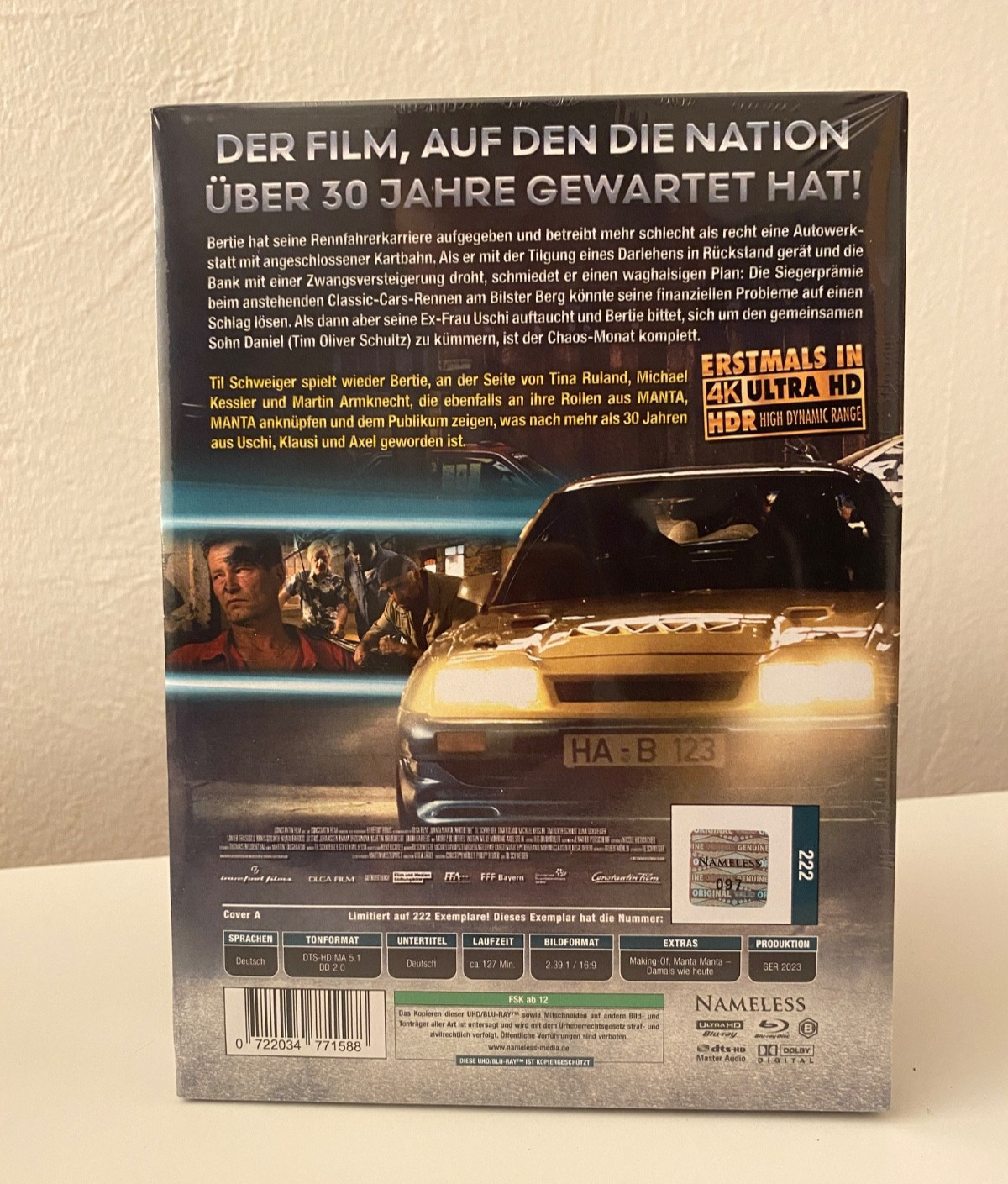 KULT MANTA MANTA 12 2x MEDIABOOK 4K UHD BLU-RAY LIMITED OVP RAR