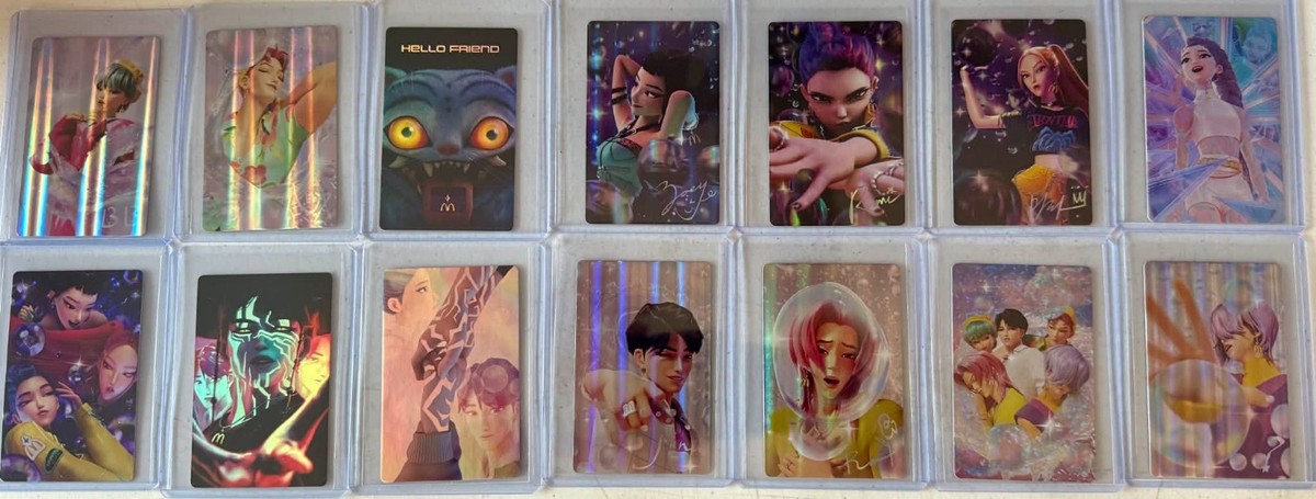 2026 McDonalds Demon Hunters Huntr/x & Saja Boys Adult Meal Card