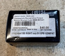 Campagnolo Ultra-Torque OS-fit bottom bracket cups BB30 86.5x41 New