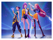 Kpop Demon Hunters Movie Poster   Style 3, High Quality Art Print