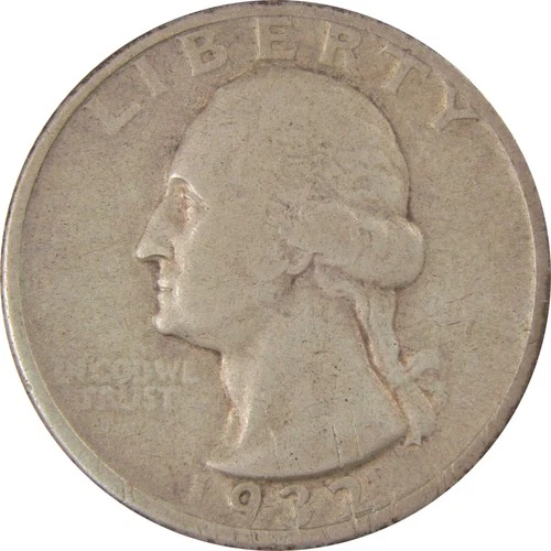 1932 D Washington Silver Quarter VF Very Fine 25c Coin SKU:I24209