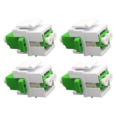 LC LWL Koppler 4er Pack für OS1 OS2 kompatibel für APC Polish Interface