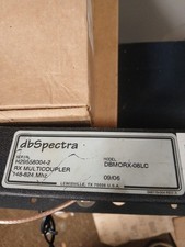 dbSpectra RX MULTICOUPLER 148-824 Mhz  Model: DBMORX-08LC Serial: H29558004-2