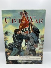 The Civil War 1999 Book Boxed Set 3 Books by William C. Davis VTG HTF