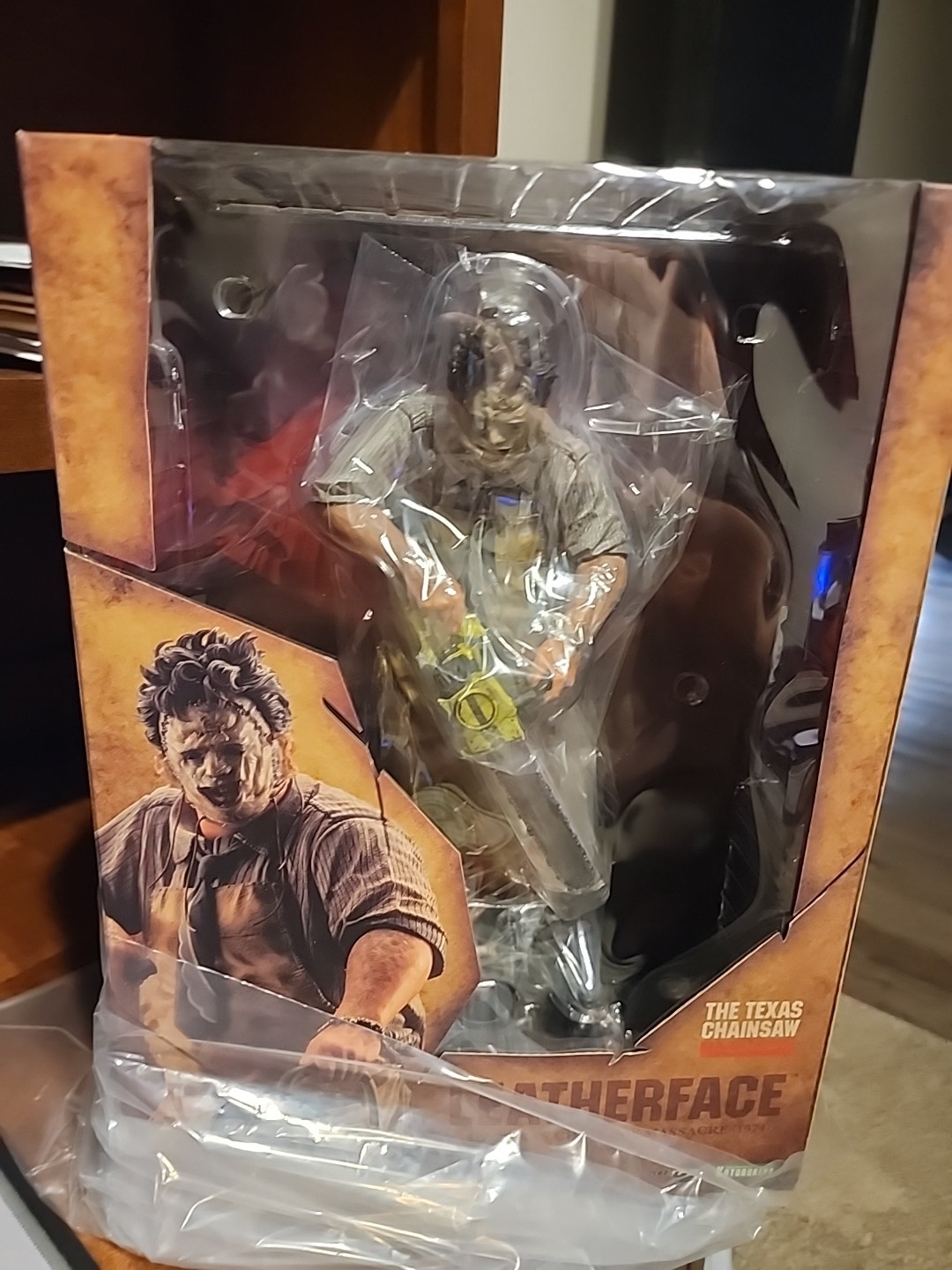 KOTOBUKIYA La Masacre de la Motosierra de Texas Cara de Cuero Estatua Escala 1/6 - ArtFX
