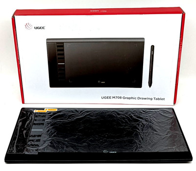 Ugee M708 Digitales Grafiktablett Zeichnen Kunst Design Tablet für PC/Mac - Originalverpackt