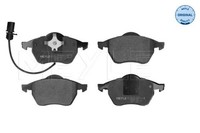 Meyle 025 218 4919/W Bremsbelagsatz, Scheibenbremse FüR Ford Seat VW