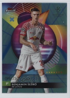 2023-24 Topps Finest UEFA Club Competitions /250 Benjamin Sesko #42 1p9f