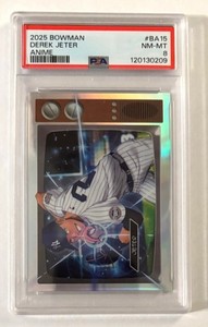 2025 Bowman Derek Jeter Anime SSP Case Hit #BA-15 Yankees