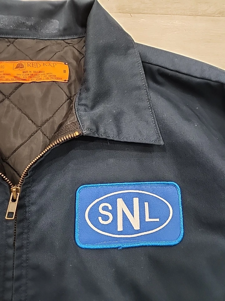 Saturday Night Live Red Kap Insulated Work Jacket Mechanic XL Quilt Lined SNL - Image 4 of 4