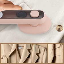 Portable Steam Iron For Clothes Wet And Dry Use Ti Panel Handheld Mini Ironing