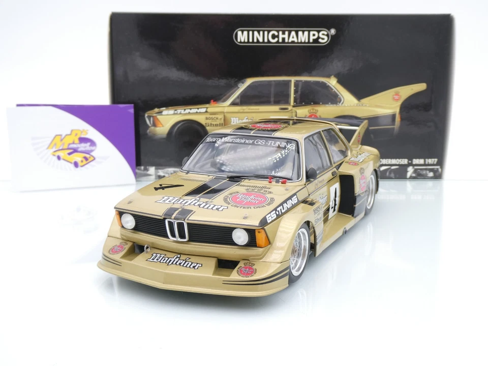 Minichamps 180772105 # BMW E21 320i DRM 1977 " J. Obermoser - Warsteiner " 1:18