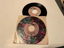 Split Enz One Step Ahead AM-2339 7" Single 45 RPM Laser Etched Holographic 1981 