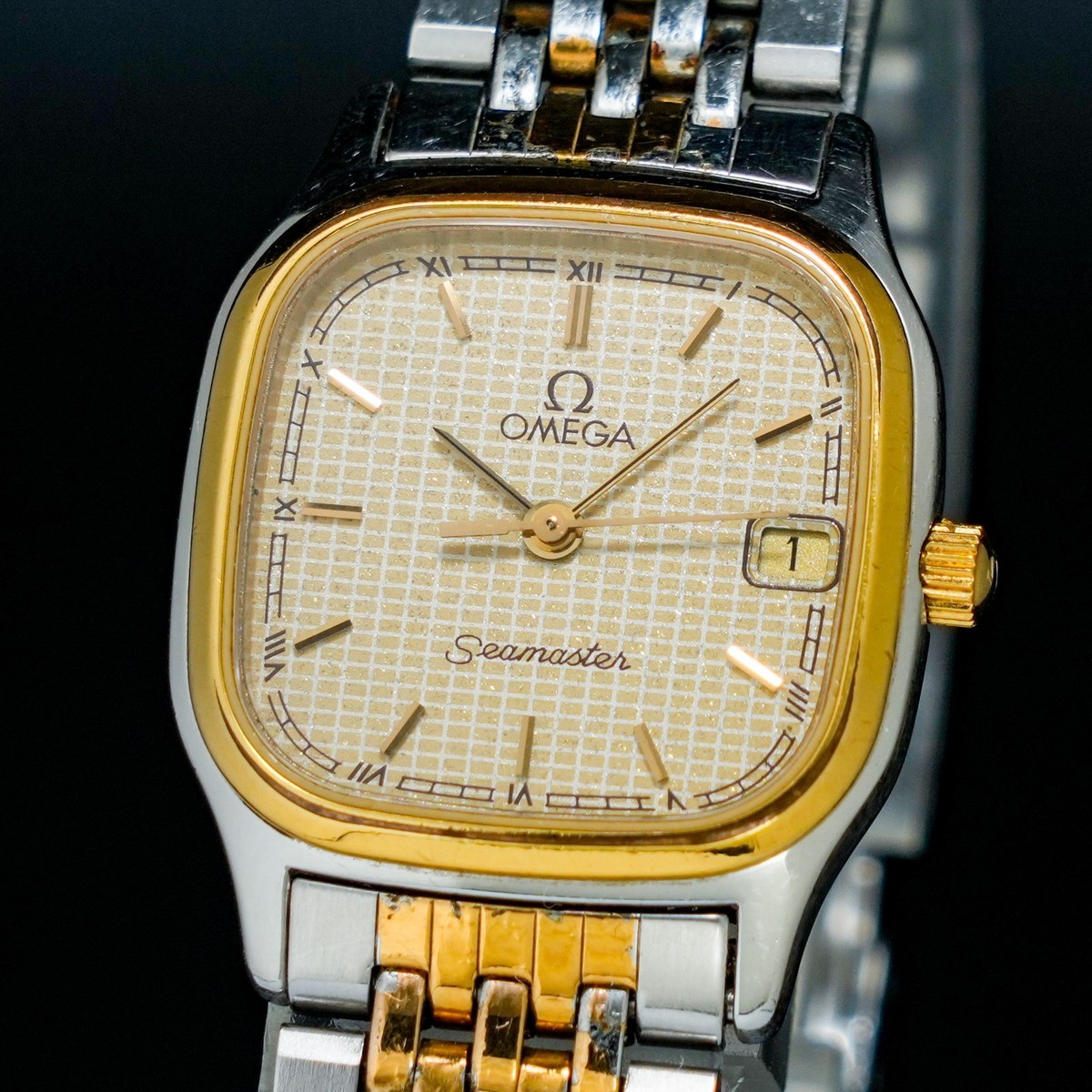 Vintage 1984 [N-MINT] OMEGA Seamaster Cal.1426 790.0875 Gold
