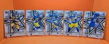 🔵🟡🔵 2025 ROOKIES &amp; STARS LOS ANGELES RAMS  COMPLETE BASE TEAM SET(5 CARD LOT)