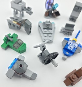 LEGO 2012 Star Wars Advent Calendar 9509 Lot of 14 Mini Ships & Micro Builds!!