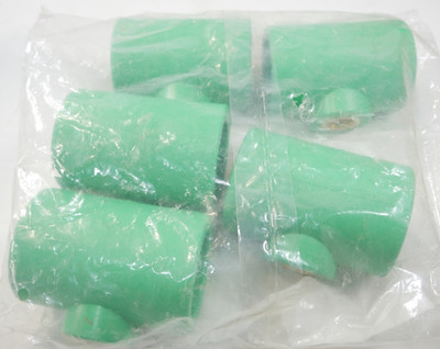 5 Stück aquatherm green pipe | U-T-Stück 50mm x 1/2'' | G x 50 mm | 0025030 | OVP