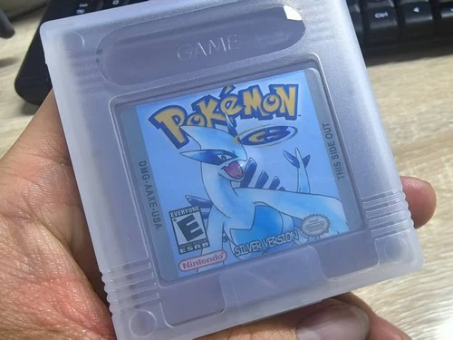 GBC Sliver Version Game English Cartridge Game Tested USA