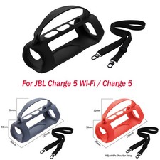 Silicone Carry Case Protective Cover For JBL Charge 5 Portable Bluetooth Speaker