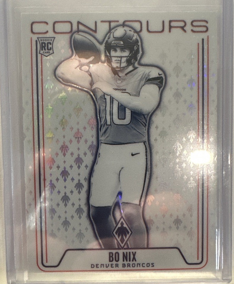 Panini 2024 Phoenix Contours Hyper Rookie Bo Nix SSP #CON-BNX