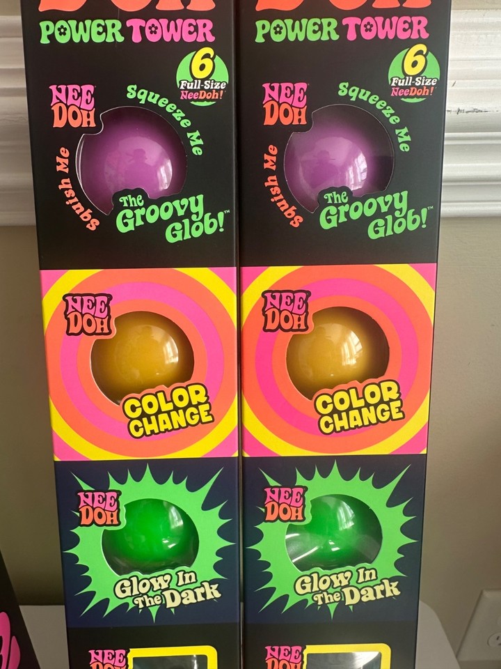 Needoh Power Tower NEW Toy LOT of 4 Sam’s Club exclusive SQUISHY Ships ...