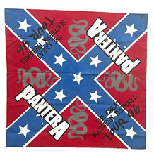 Vtg 1996 Pantera Bandana Scarf The Great Southern Trendkill Tour Concert Usa