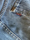 Two Pair Levis 501 Jeans Size 36X40  Button Fly Preowned Blue Black — photo 6