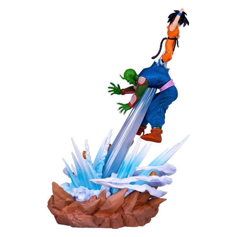 Dragon Ball Z Son Goku vs Piccolo Figura 21cm PVC Anime Estatua Figura Coleccionista Nuevo